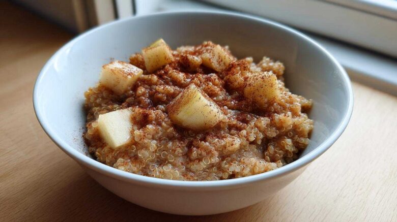 Apple Cinnamon Quinoa Porridge