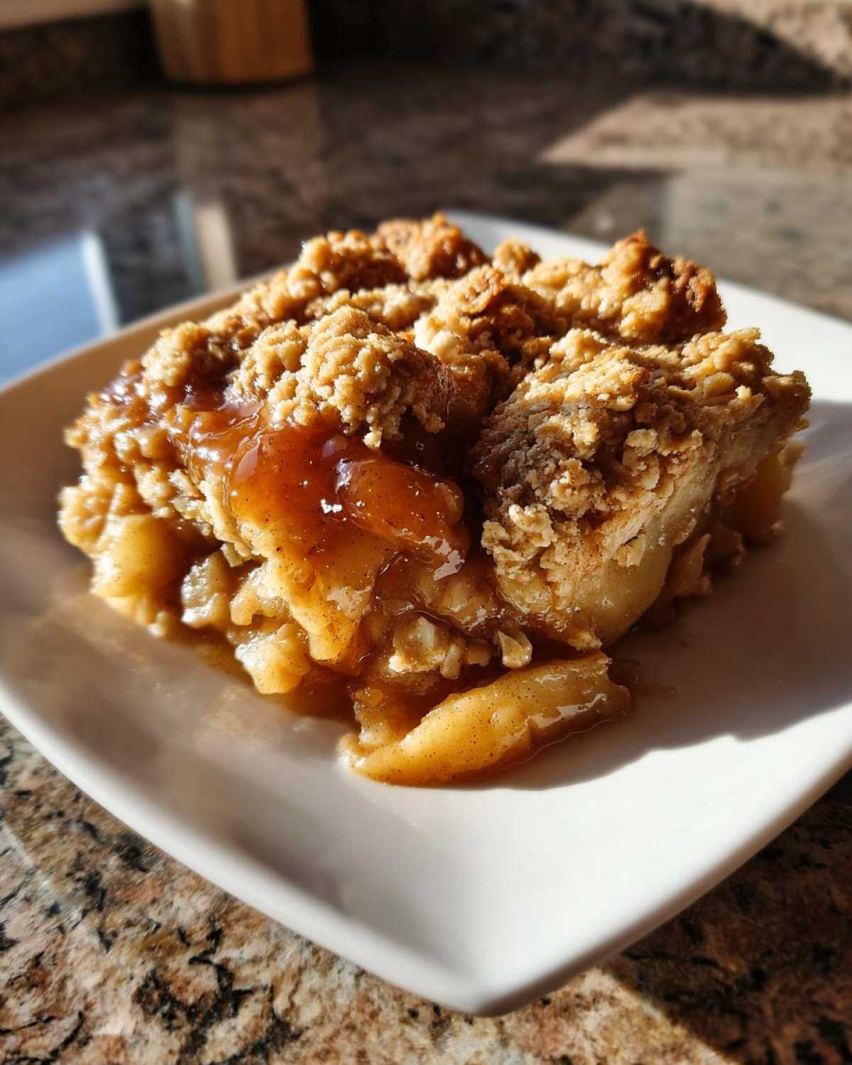 Apple Crisp with Oat Topping - detail 2