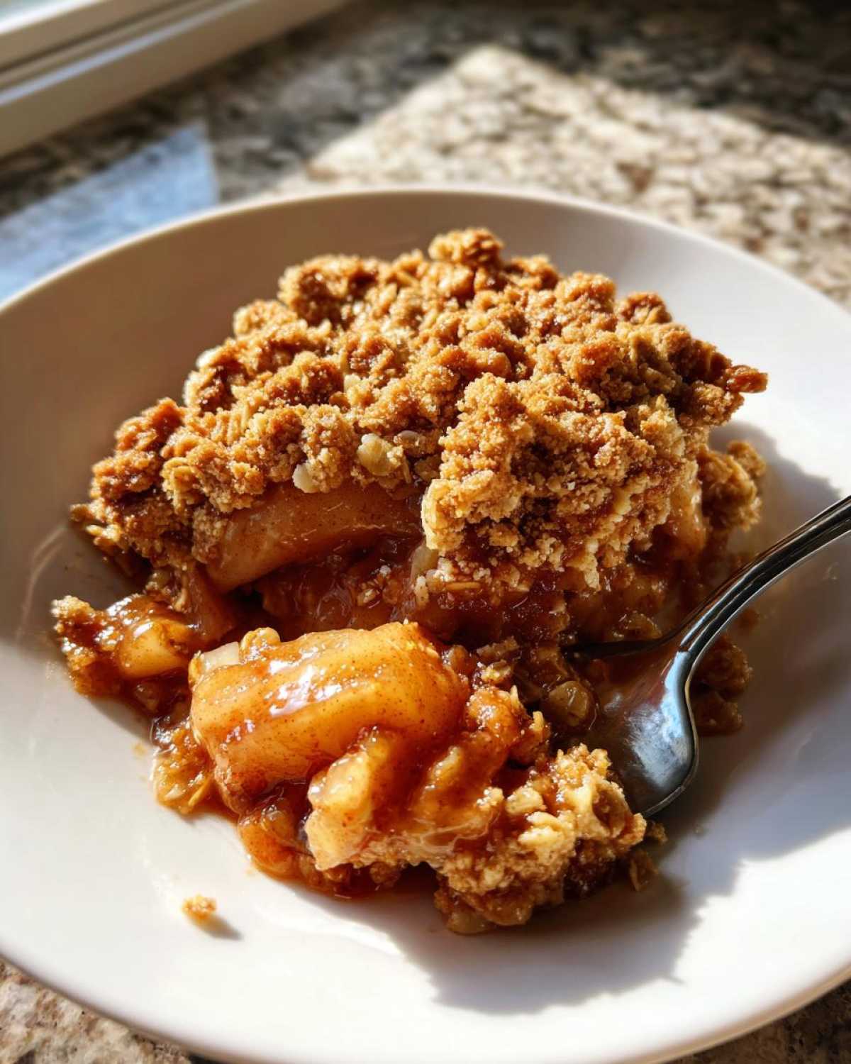 Apple Crisp with Oat Topping - detail 4