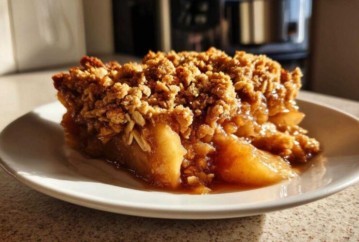 Apple Crisp with Oat Topping