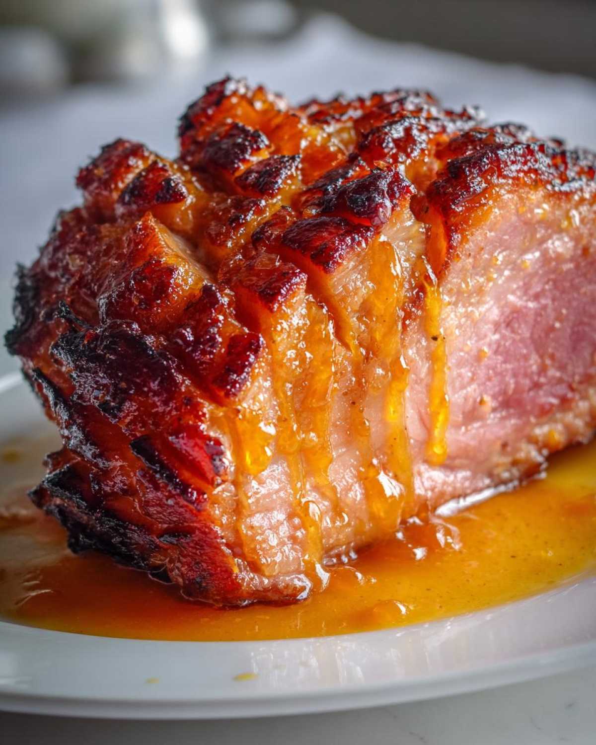 Apricot Ginger Glazed Ham - detail 3