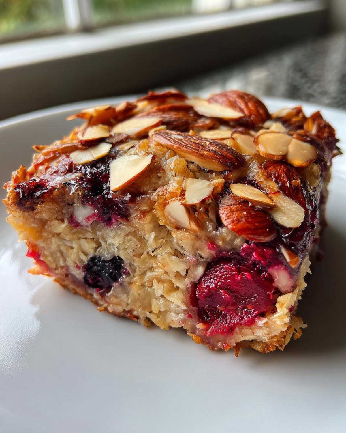 Baked Almond Berry Oatmeal - detail 1
