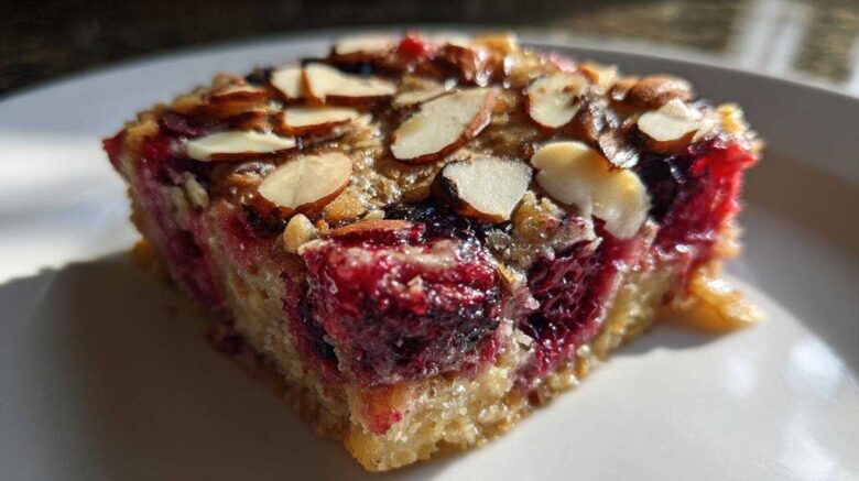 Baked Almond Berry Oatmeal