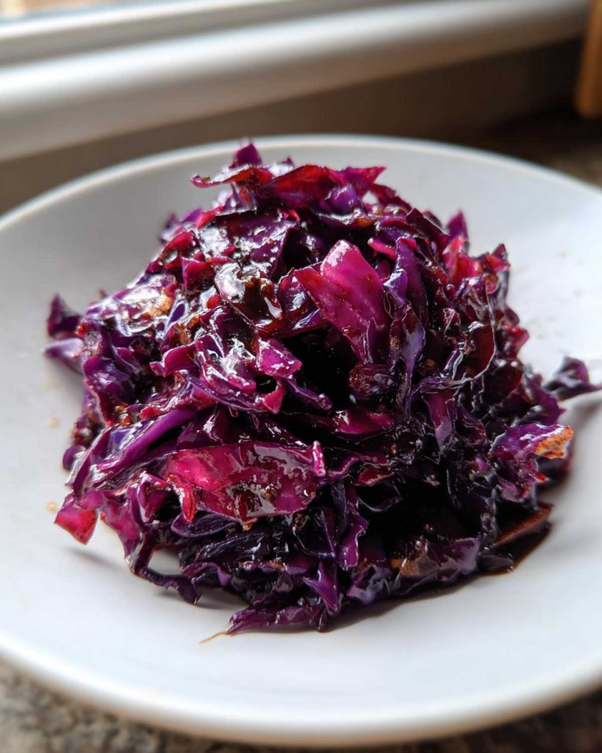 Balsamic Glazed Red Cabbage - detail 1