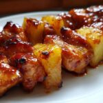 Barbecue Pineapple Chicken Skewers