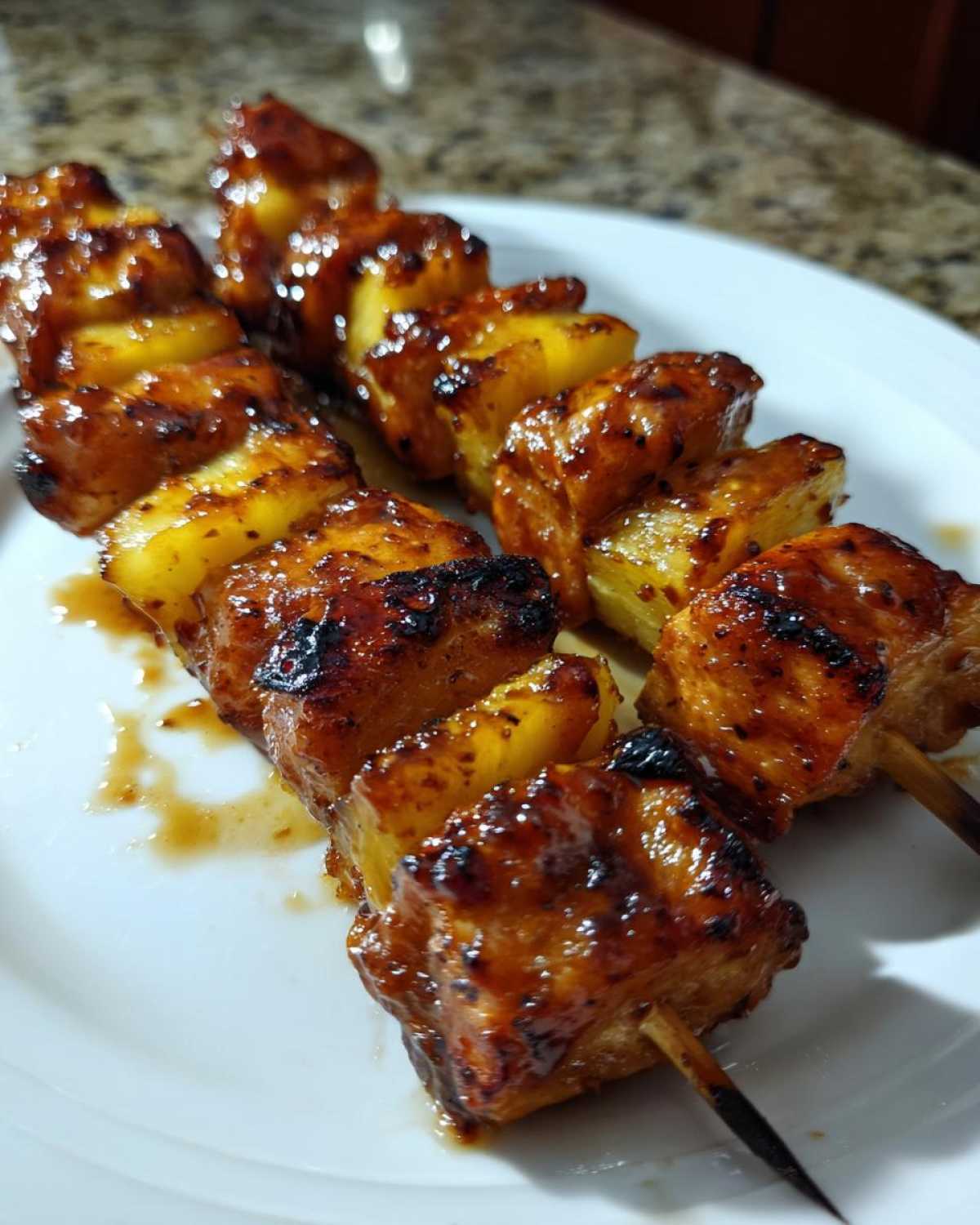 Barbecue Pineapple Chicken Skewers - detail 2