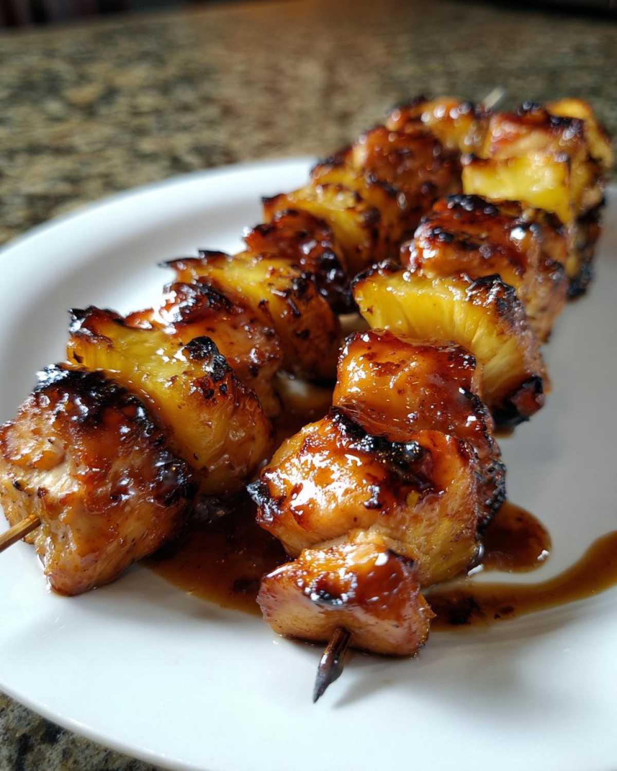 Barbecue Pineapple Chicken Skewers - detail 3