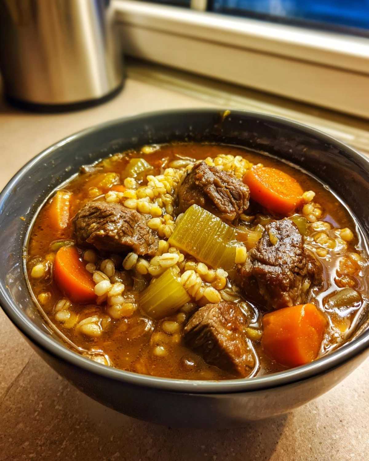Beef Barley Winter Stew - detail 1