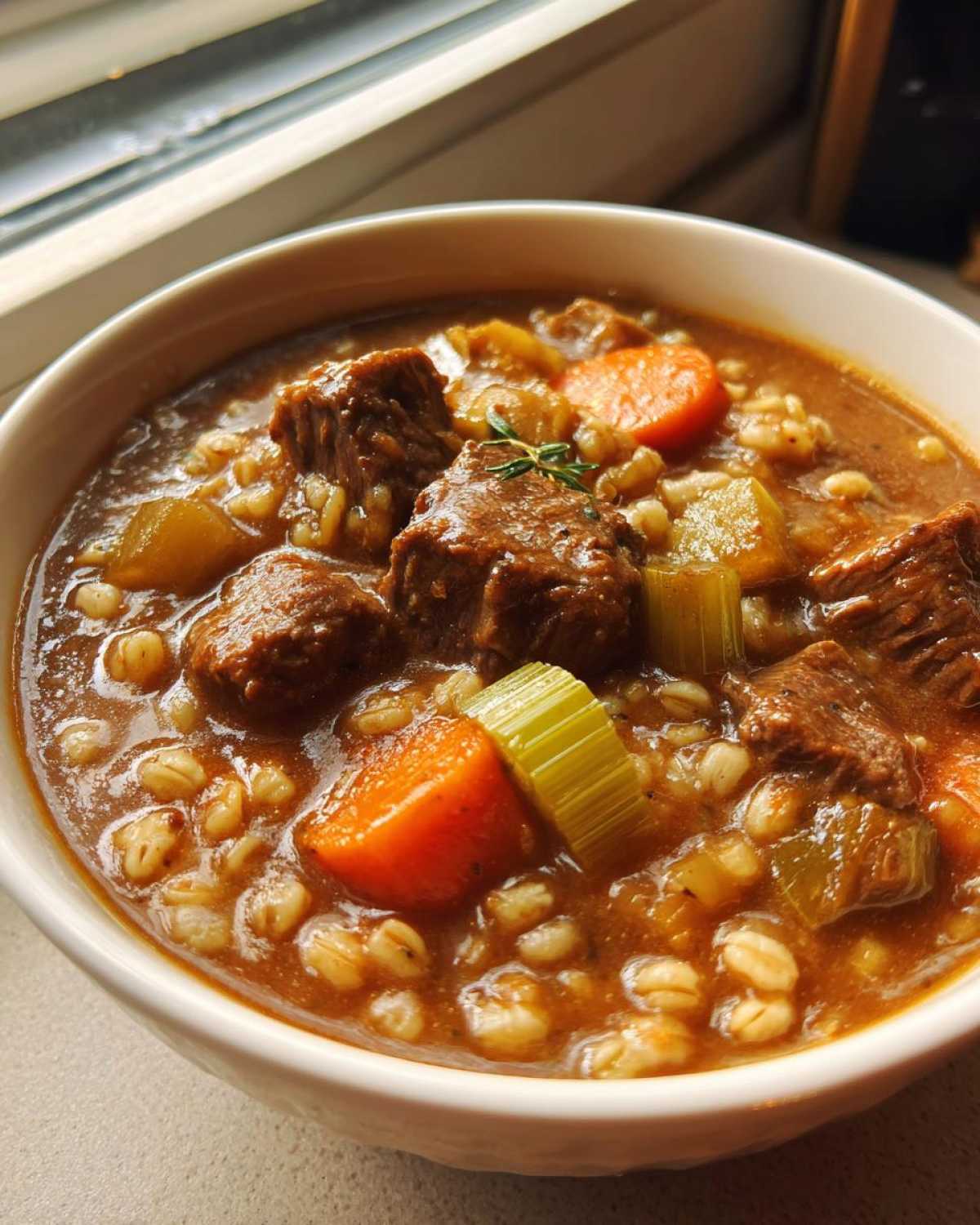 Beef Barley Winter Stew - detail 3