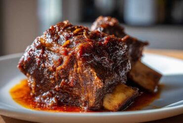 Black Garlic Braised Short Ribs