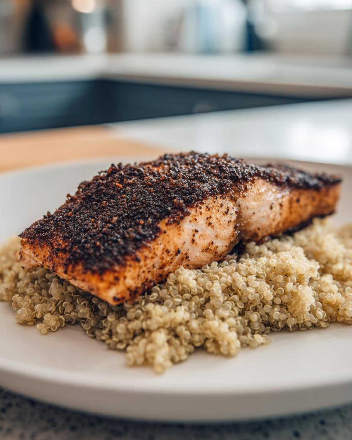 Blackened Salmon with Quinoa - detail 3