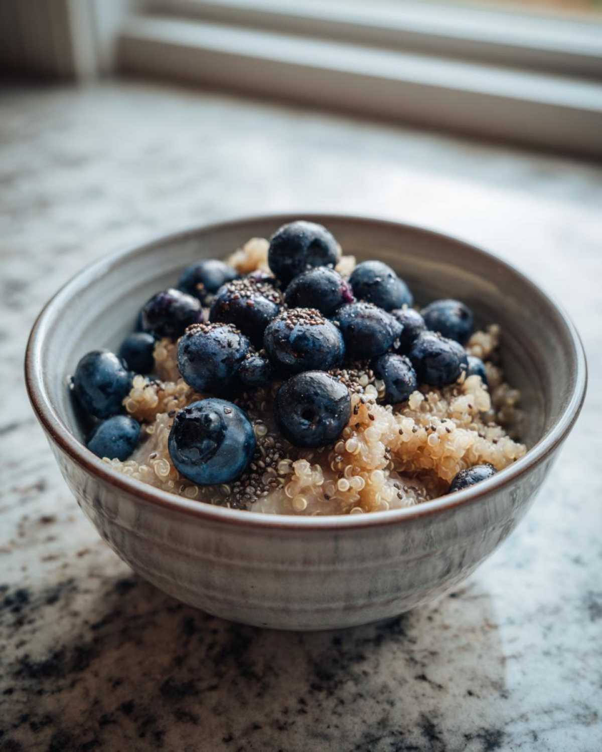 Blueberry Quinoa Breakfast Bowl - detail 1