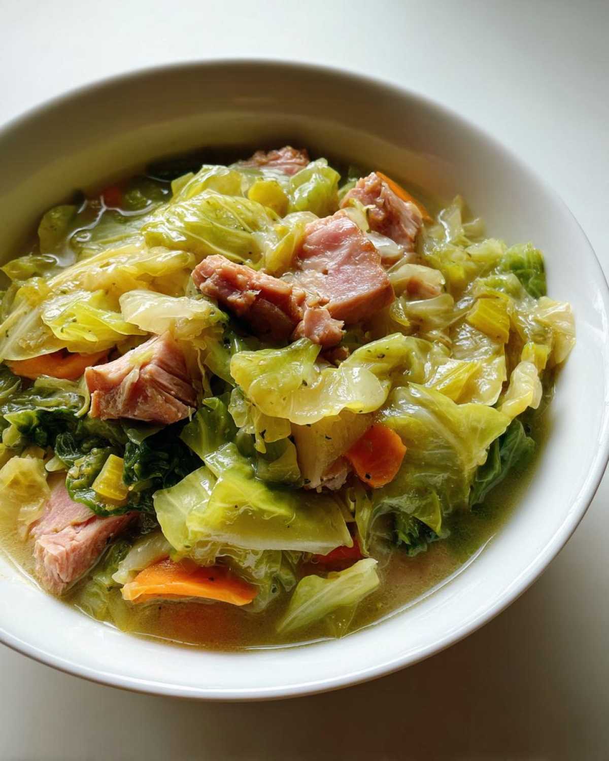 Cabbage and Ham Stew - detail 4