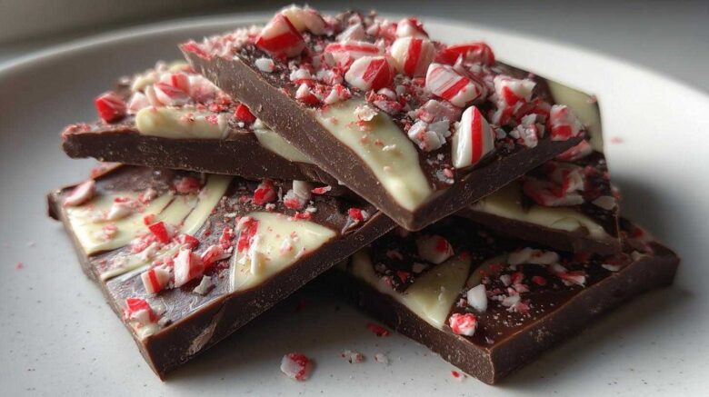 Candy Cane Chocolate Bark