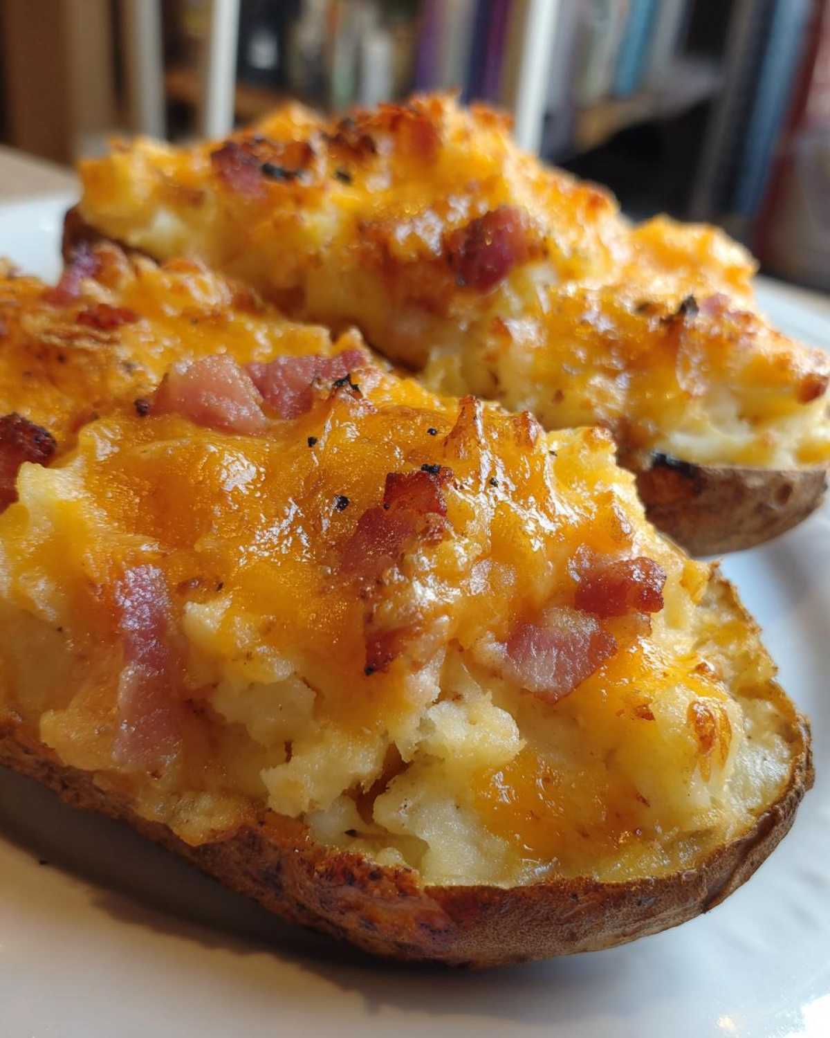 Cheesy Bacon Twice-Baked Potatoes - detail 2