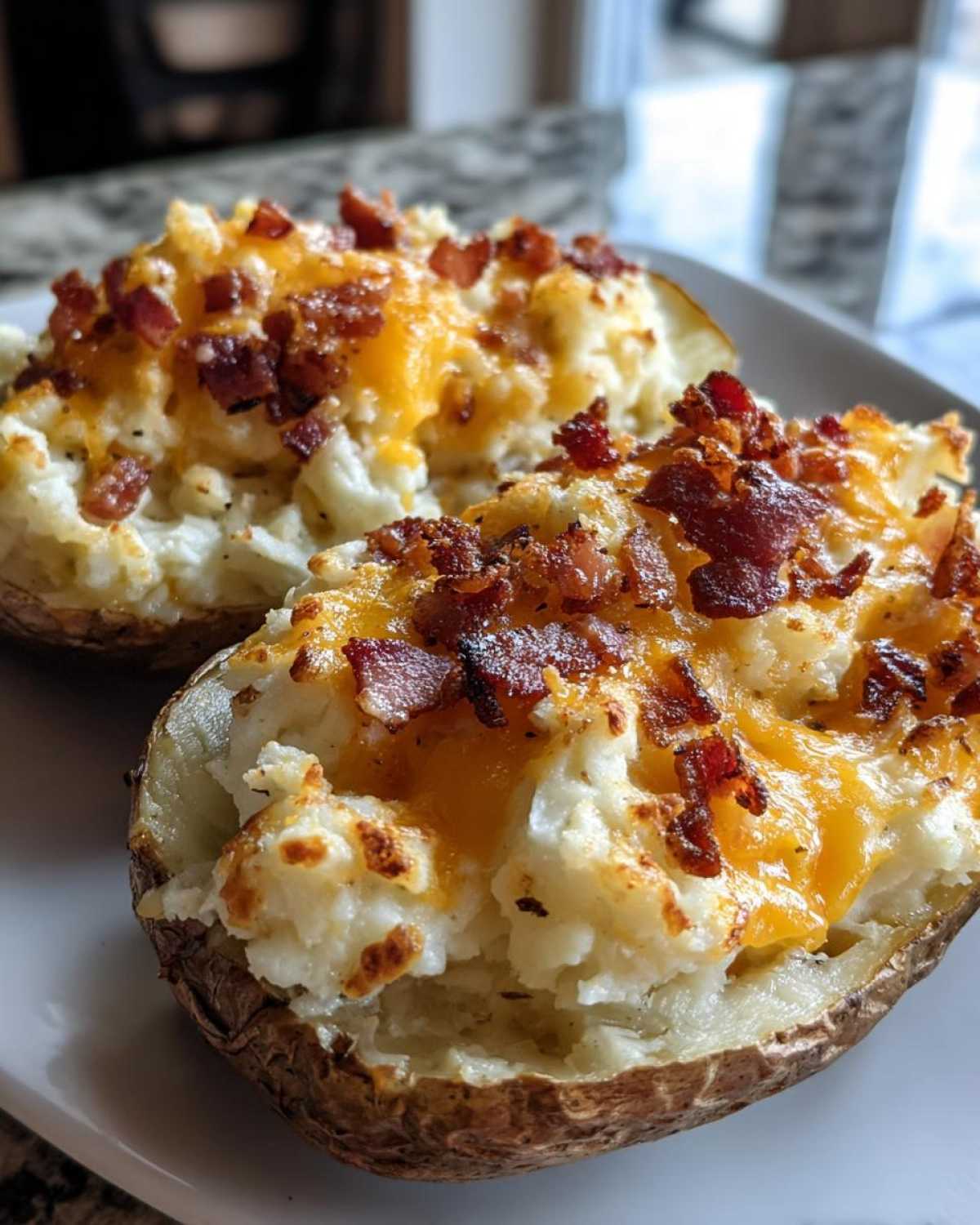 Cheesy Bacon Twice-Baked Potatoes - detail 3