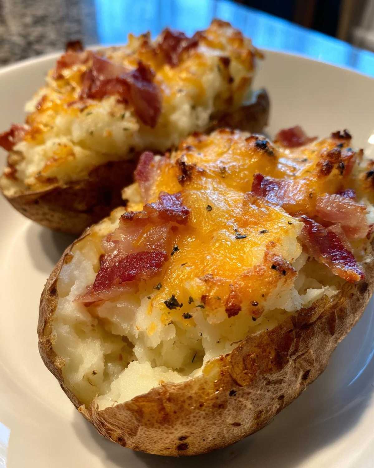 Cheesy Bacon Twice-Baked Potatoes - detail 4