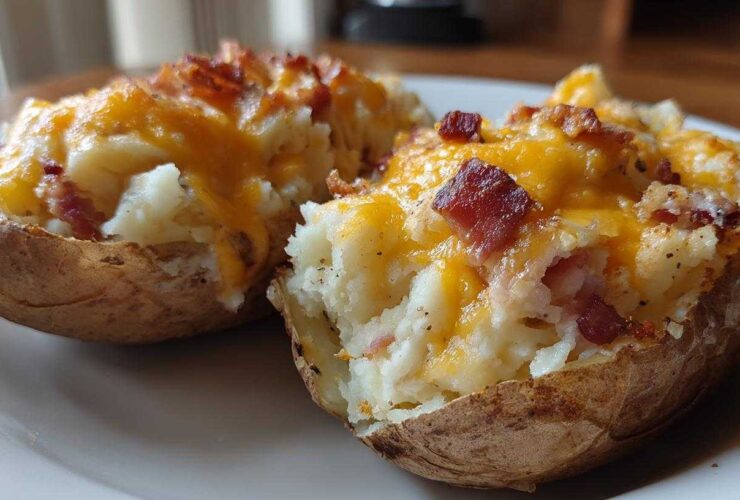 Cheesy Bacon Twice-Baked Potatoes