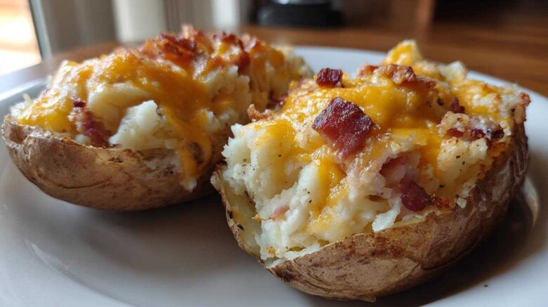 Cheesy Bacon Twice-Baked Potatoes
