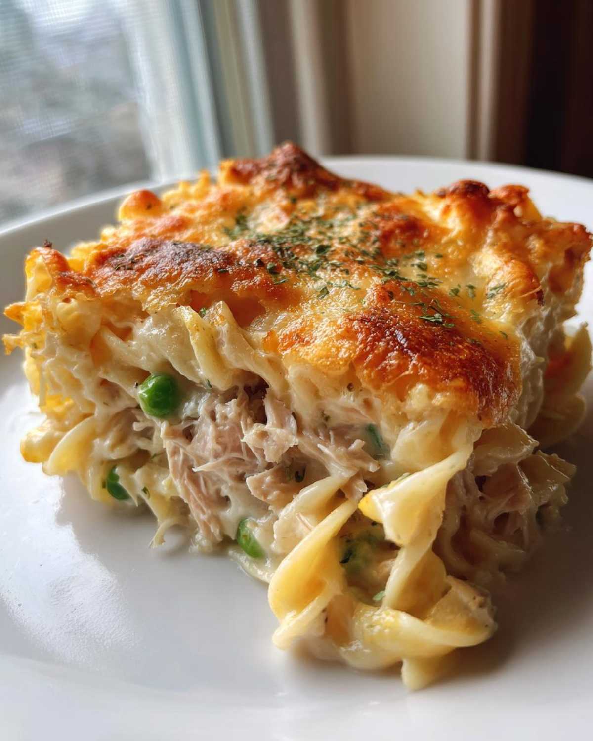Cheesy tuna noodle casserole - detail 1