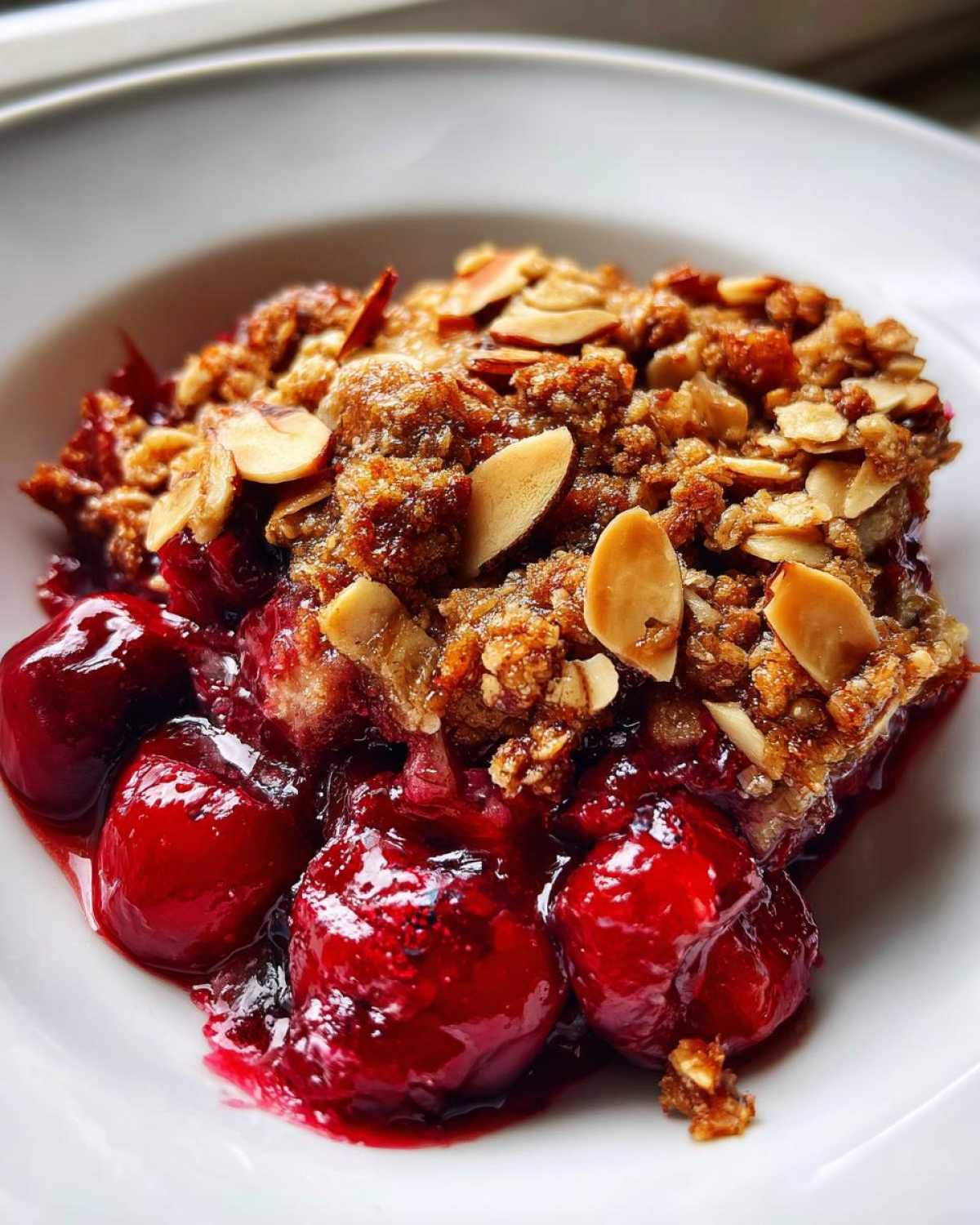 Cherry Almond Oat Crisp - detail 2