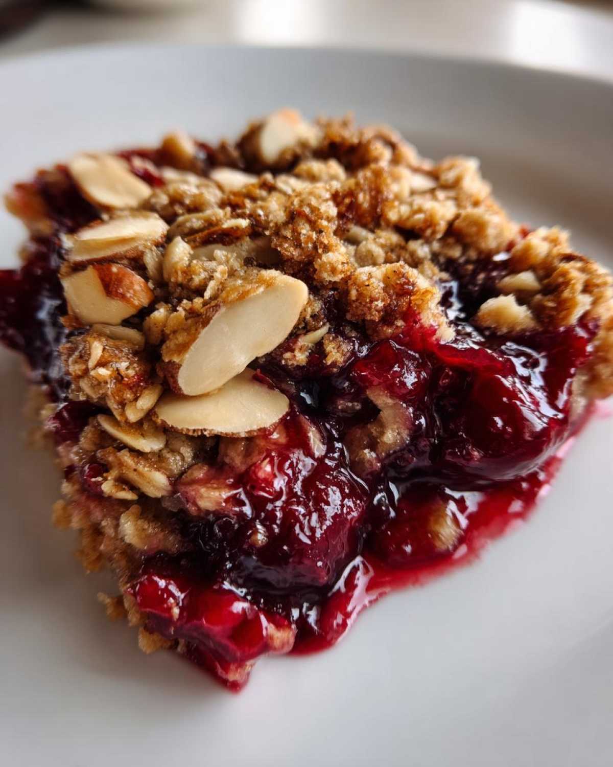 Cherry Almond Oat Crisp - detail 3