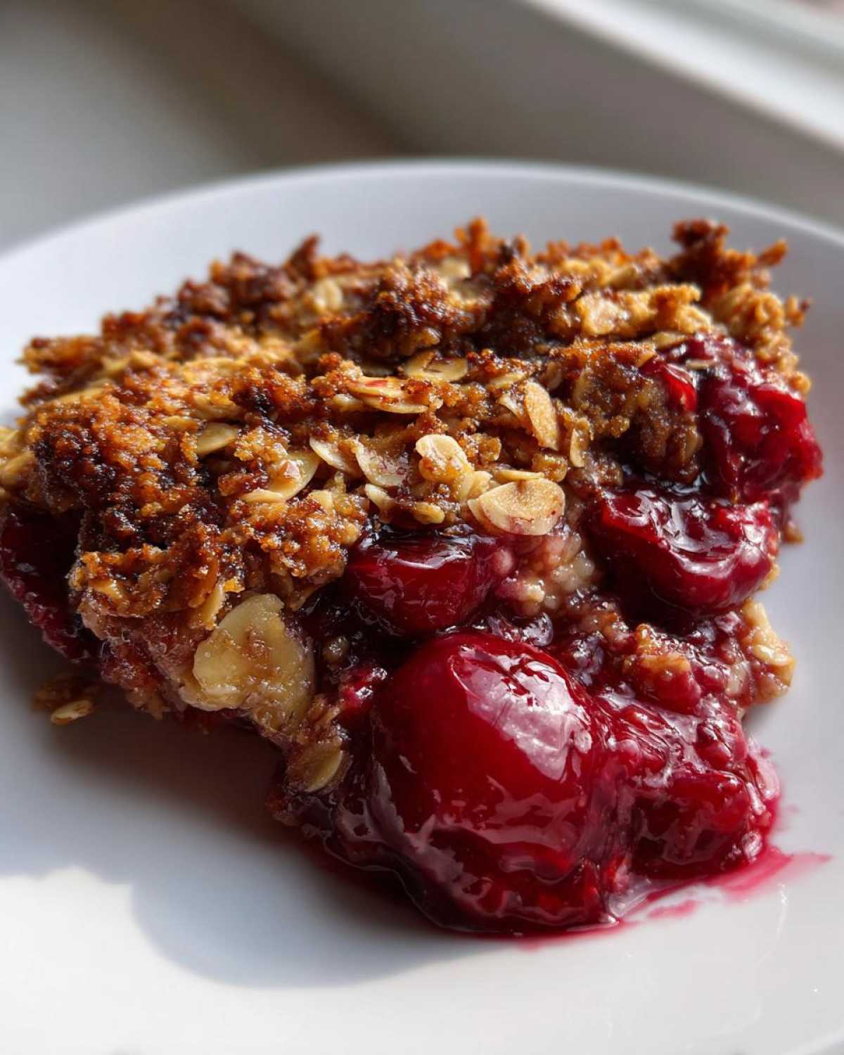 Cherry Almond Oat Crisp - detail 4