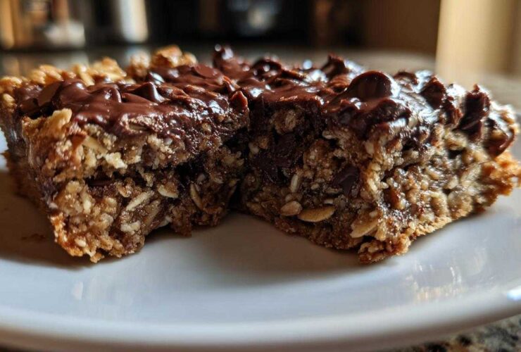 Chewy Chocolate Oat Bars