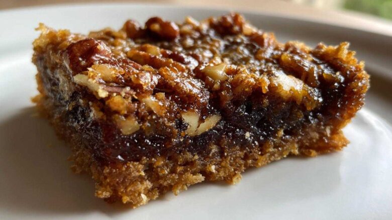 Chewy Date Walnut Bars