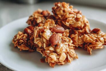 Chewy Ginger Almond Granola Clusters
