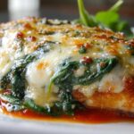 Chicken Parmesan with Spinach