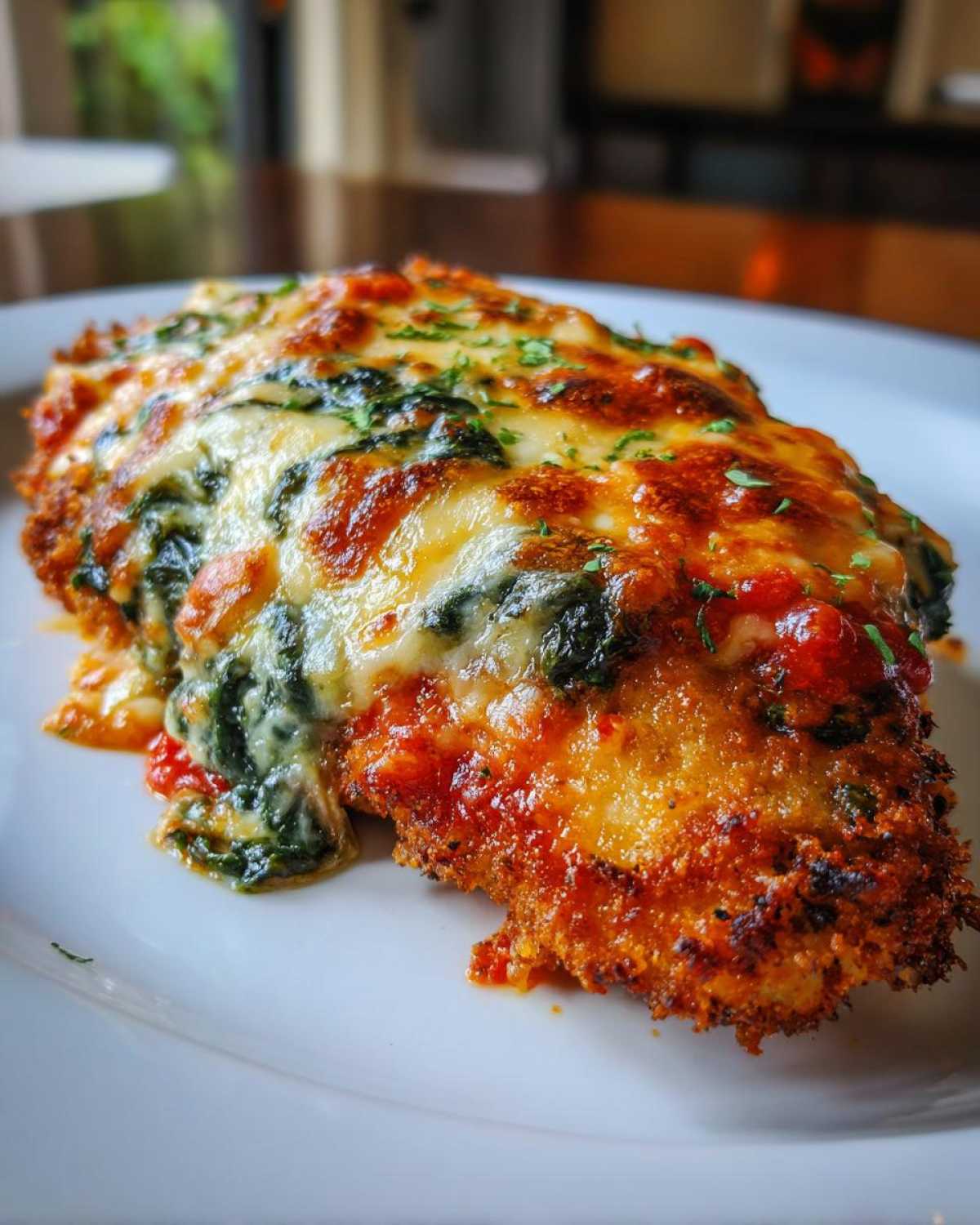 Chicken Parmesan with Spinach - detail 4