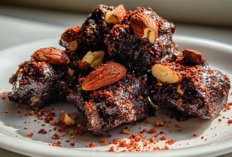 Chili Chocolate Nut Clusters