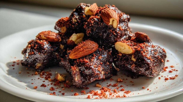 Chili Chocolate Nut Clusters