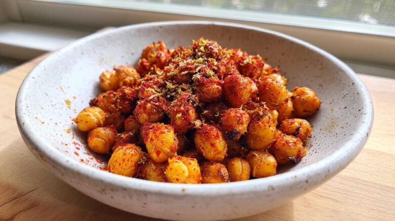 Chili Lime Roasted Chickpeas