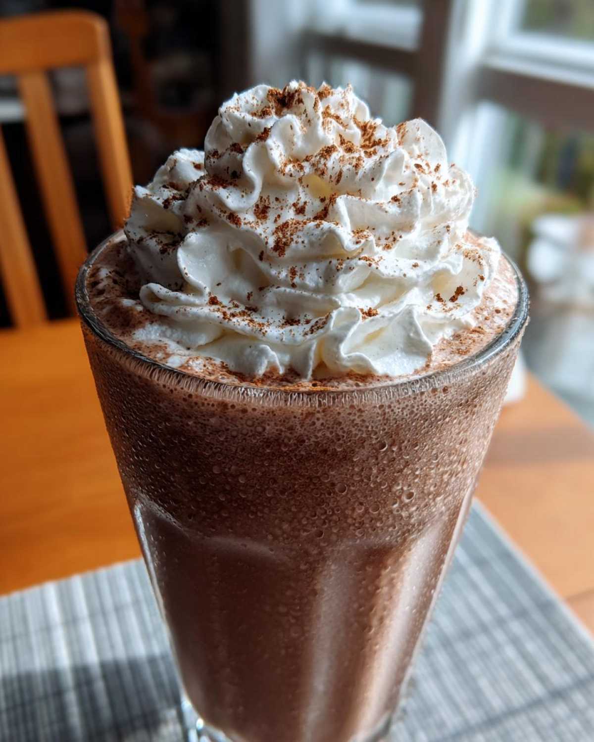 Chocolate Eggnog Milkshake - detail 1