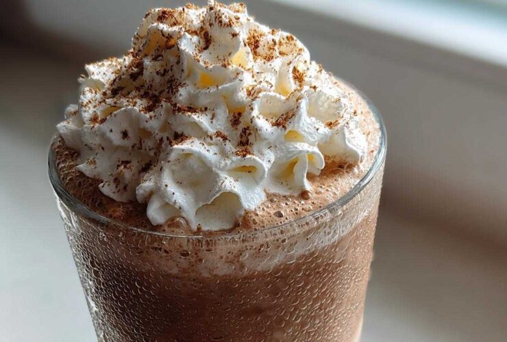 Chocolate Eggnog Milkshake