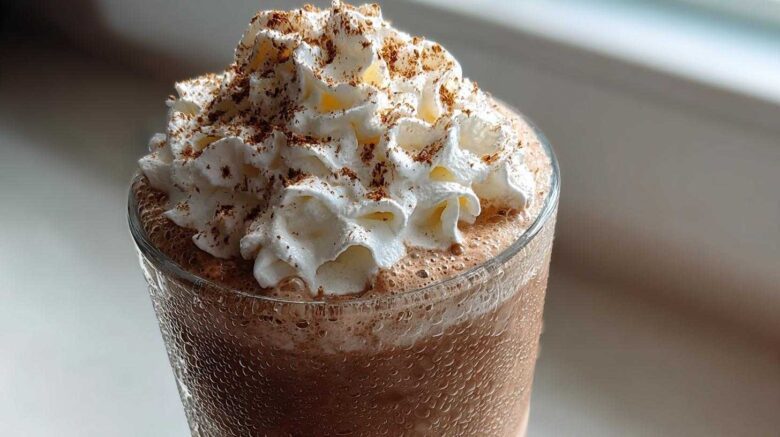 Chocolate Eggnog Milkshake