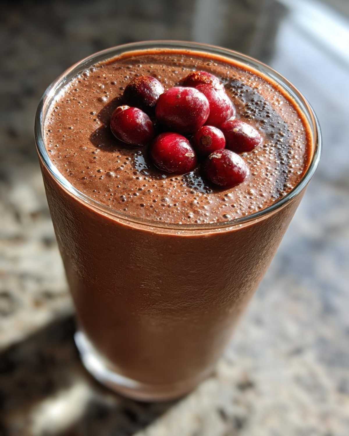 Chocolate Hazelnut Berry Smoothie - detail 2