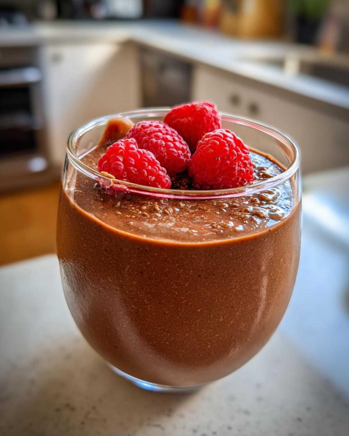 Chocolate Hazelnut Berry Smoothie - detail 3
