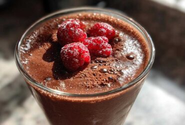 Chocolate Hazelnut Berry Smoothie