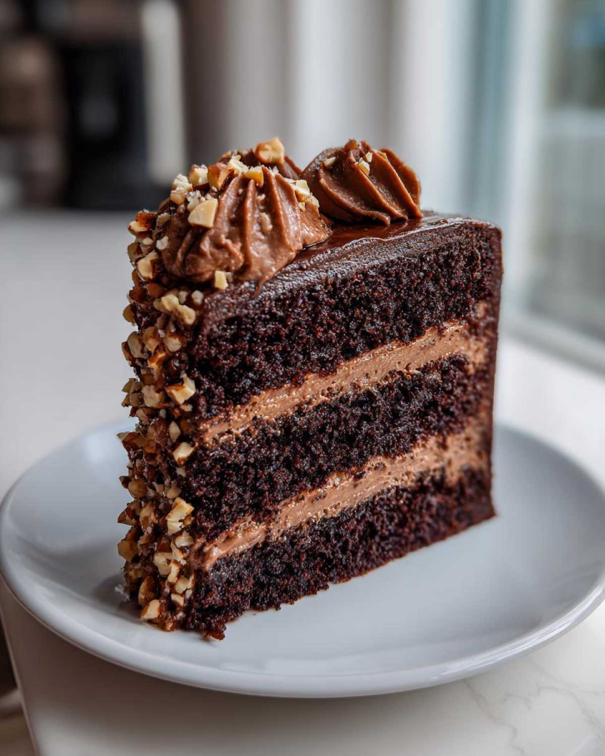 Chocolate Hazelnut Layer Cake - detail 1