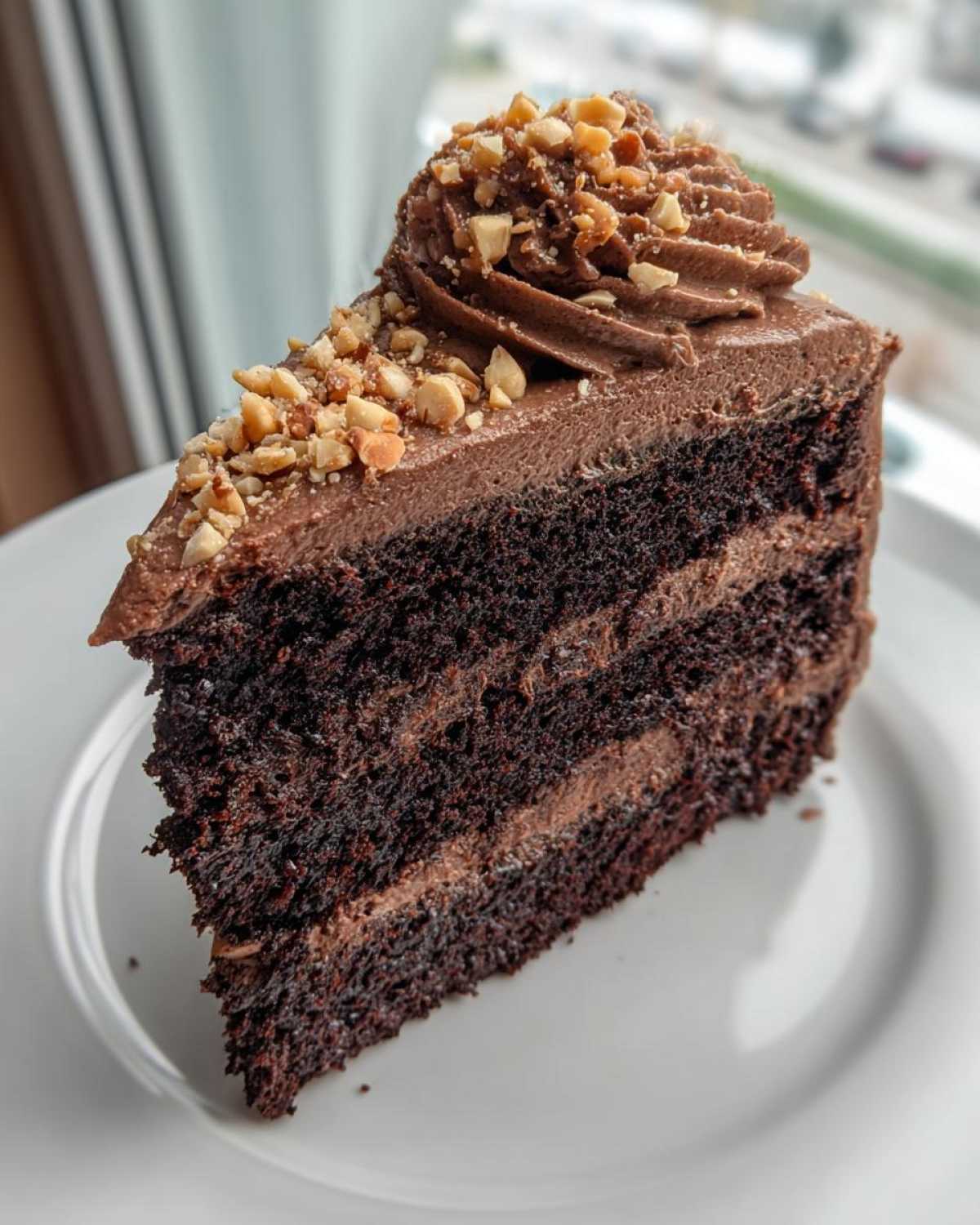 Chocolate Hazelnut Layer Cake - detail 2