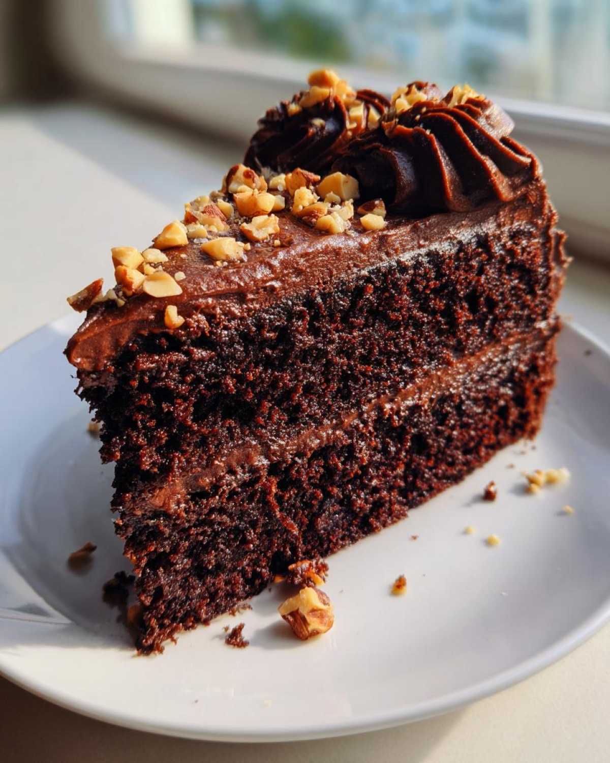 Chocolate Hazelnut Layer Cake - detail 4
