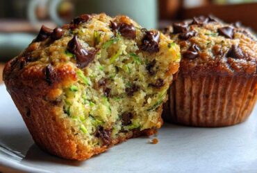 Chocolate chip zucchini muffins