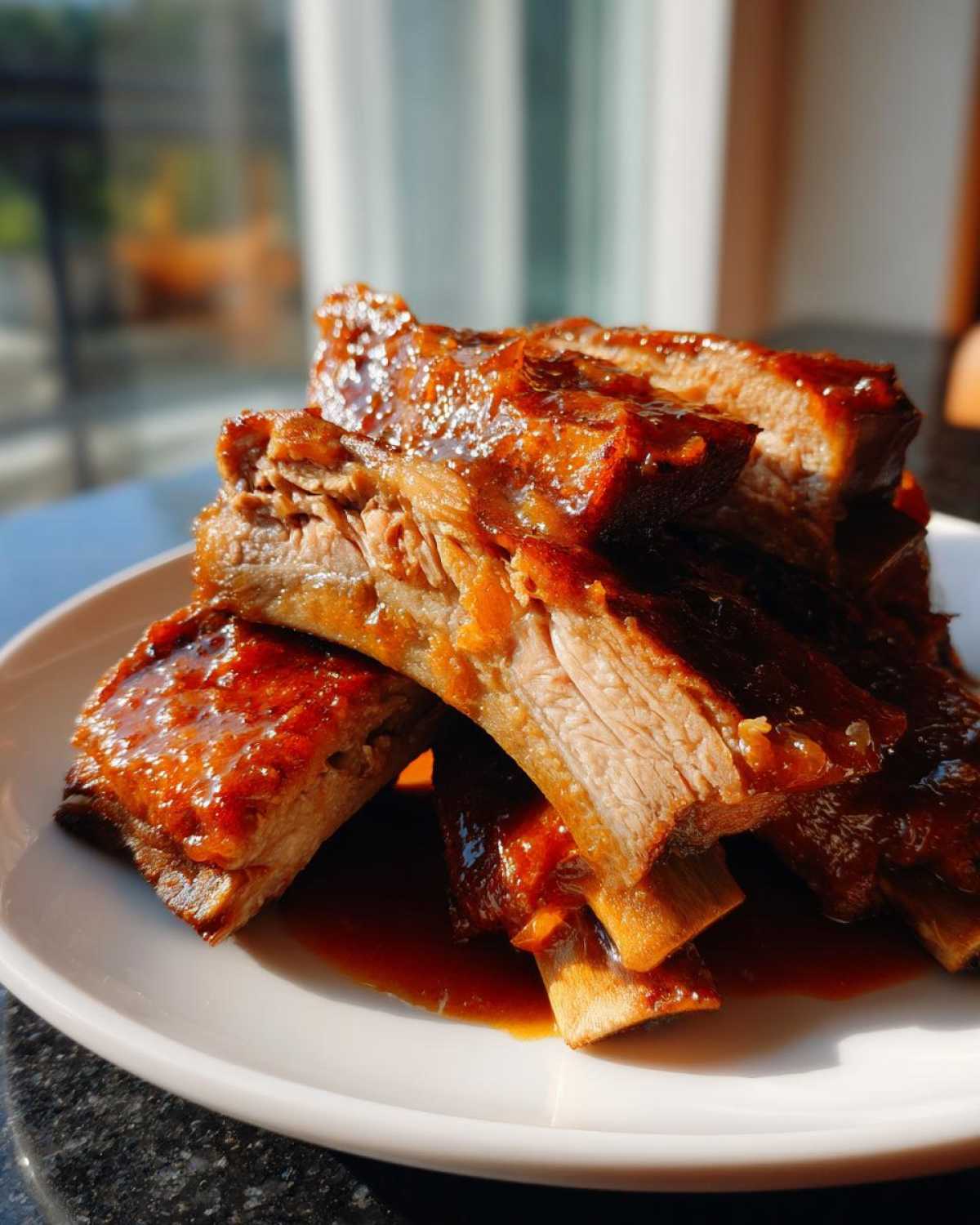 Cider Braised Pork Ribs - detail 3
