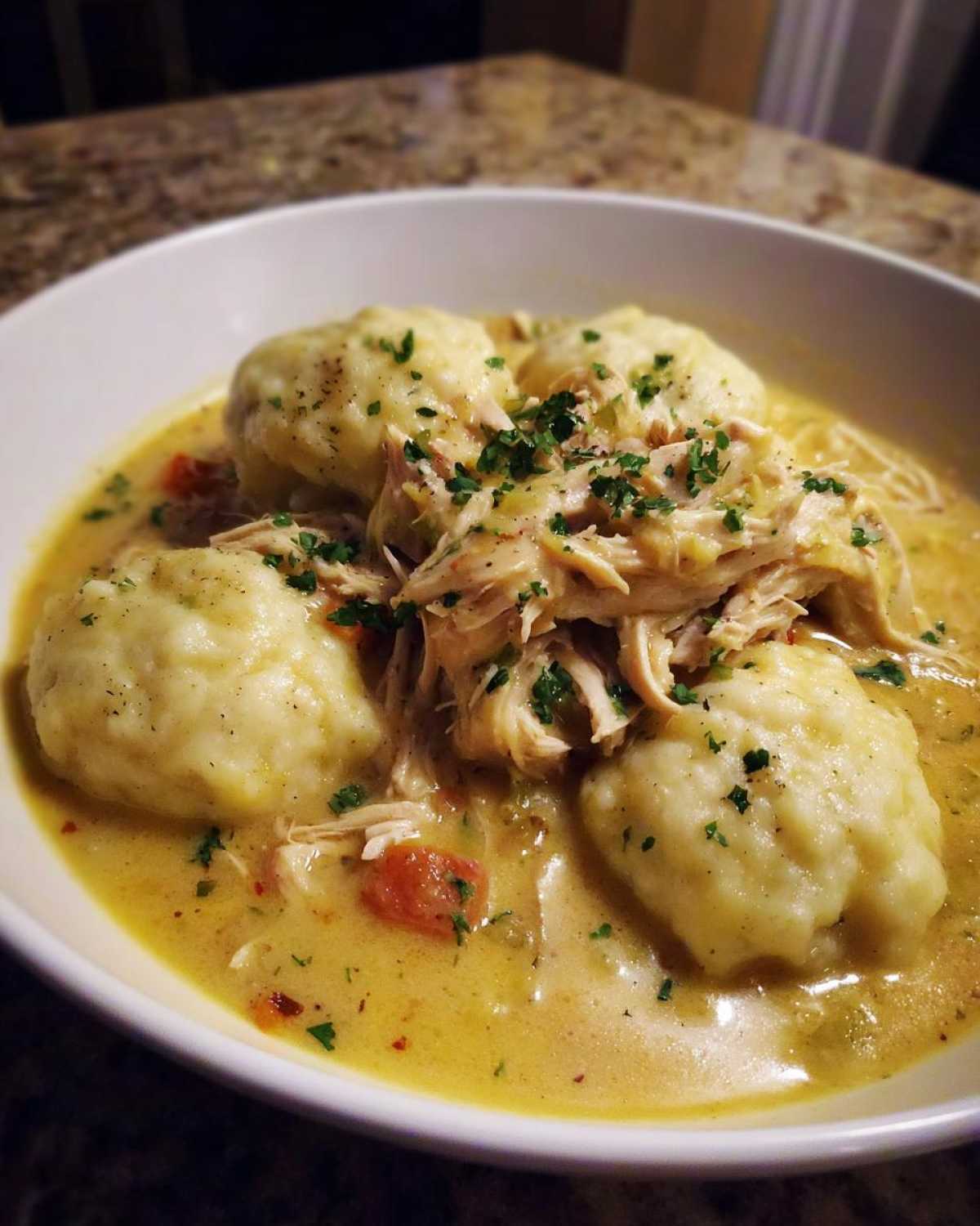 Classic Chicken and Dumplings - detail 3