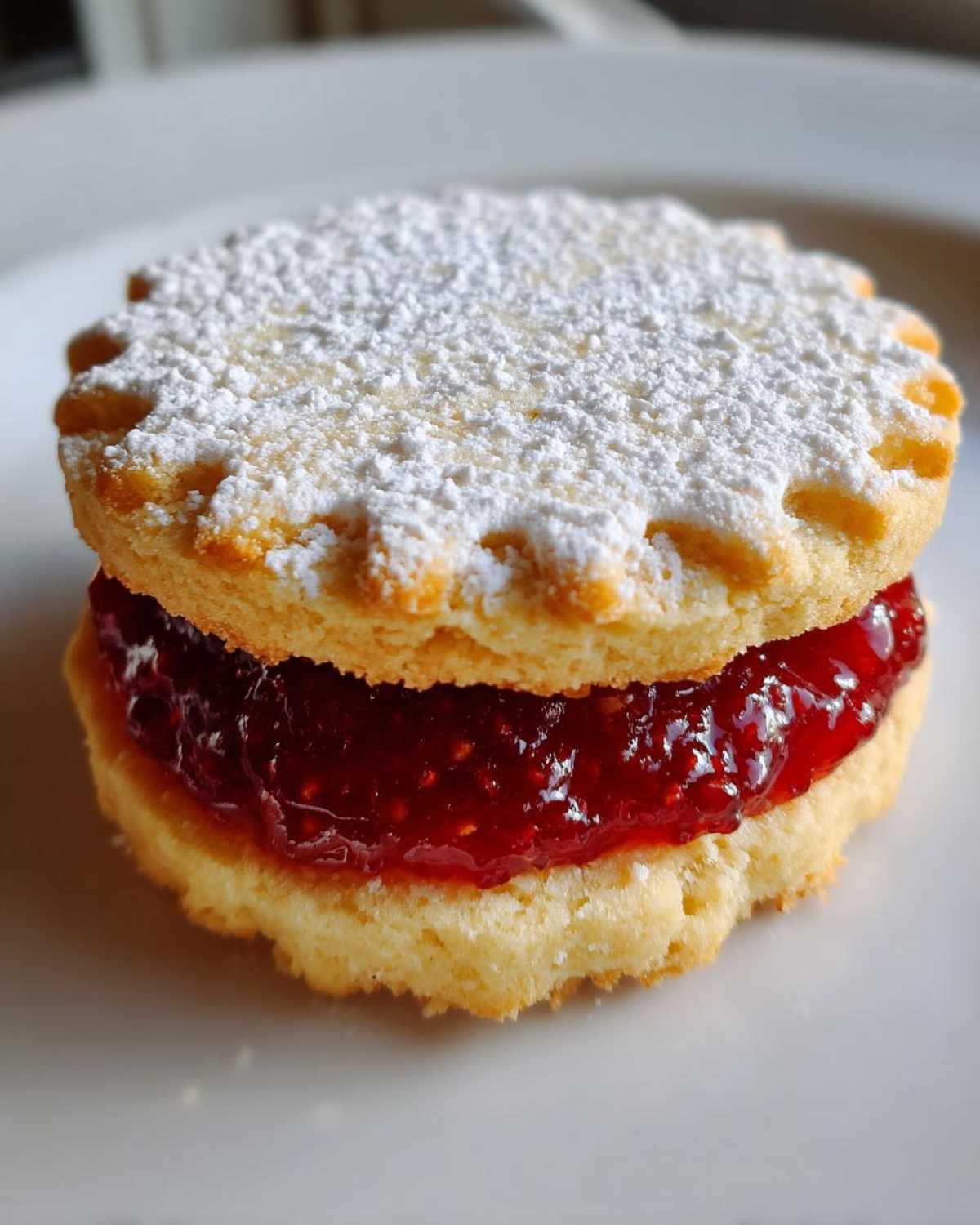 Classic Raspberry Linzer Cookies - detail 2