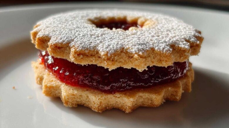 Classic Raspberry Linzer Cookies