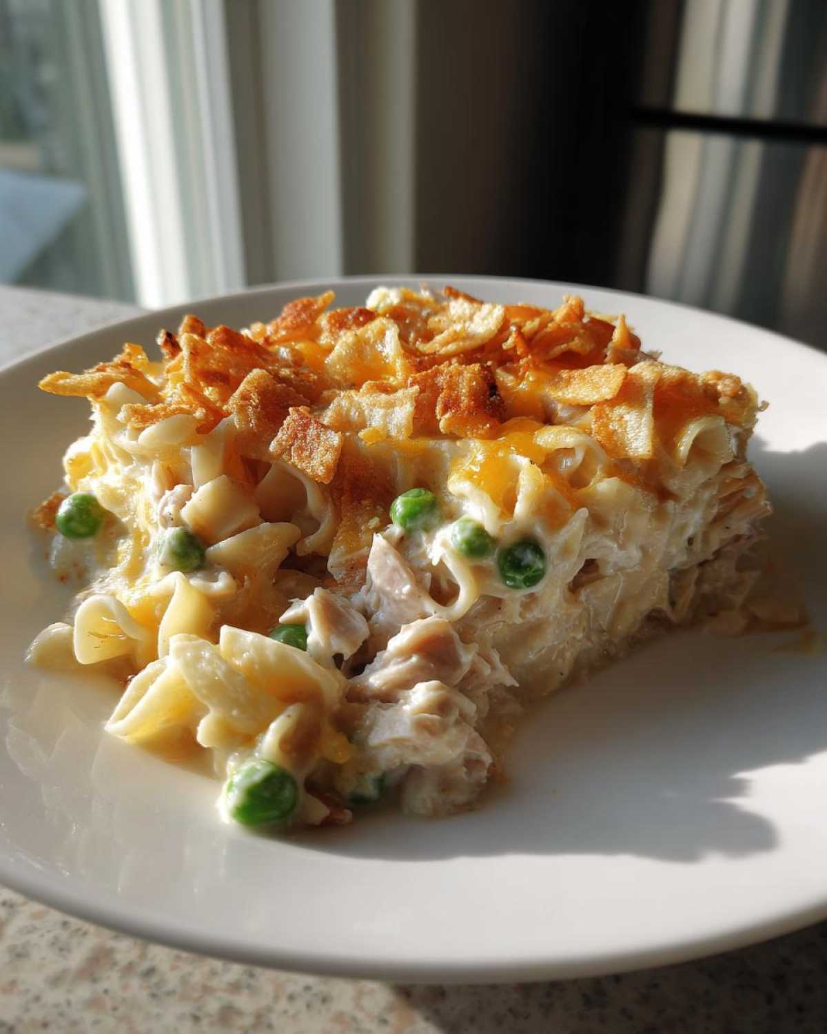 Classic tuna noodle casserole - detail 3